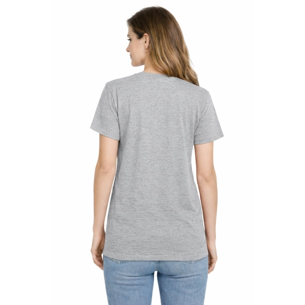 Damska koszulka T-shirt 100% miękka bawełna szara roz. XS